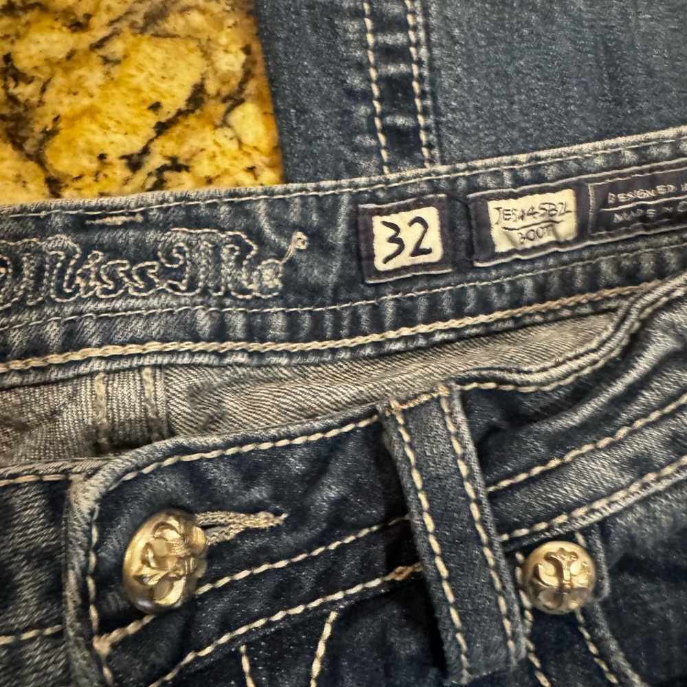 Miss Me Women's Blue Boot Cut Jeans - Picture 3 of 6